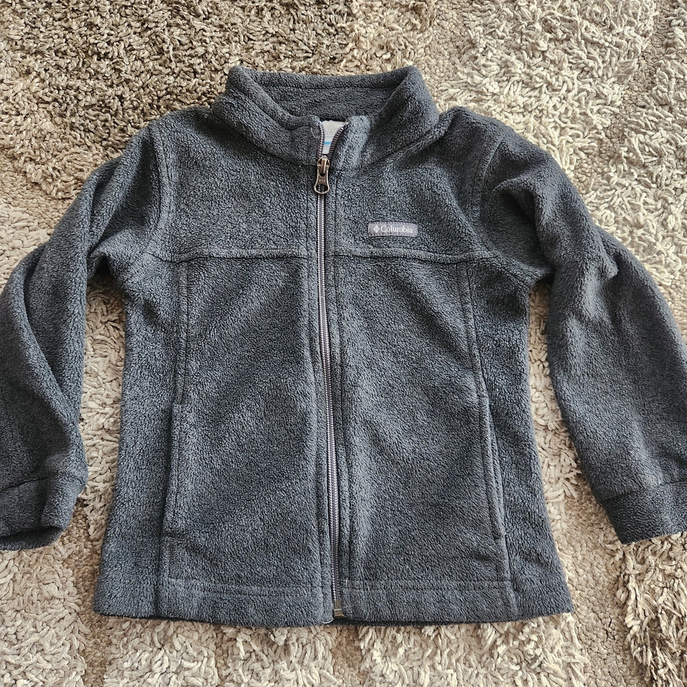 Columbia Kids Charcoal Fleece Jacket